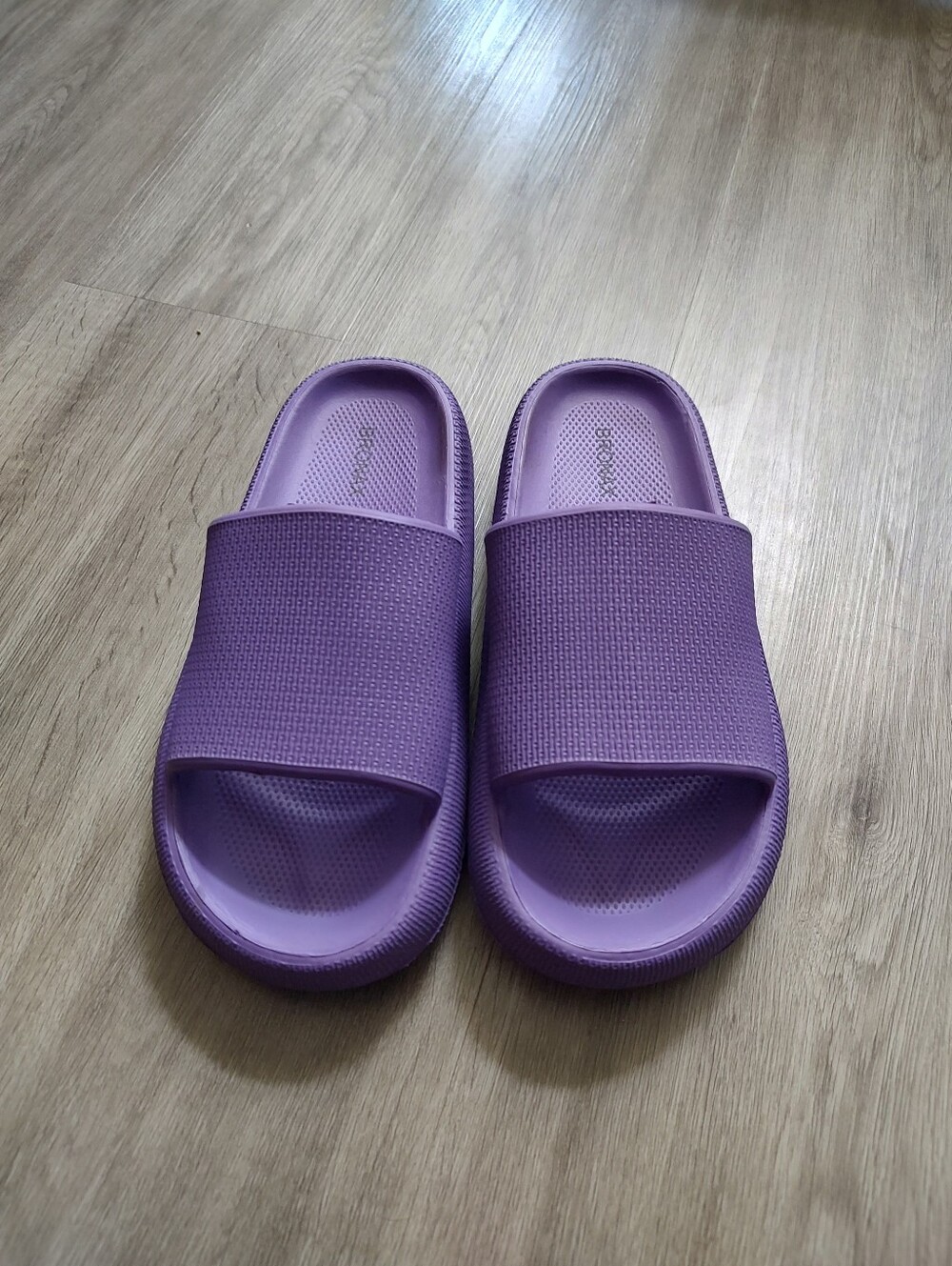 Bronac Purple Women's Slide Sandals